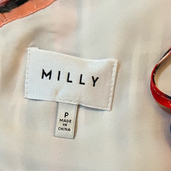 Milly Becca Watercolor Stripe Midi Dress - Picture 6 of 11